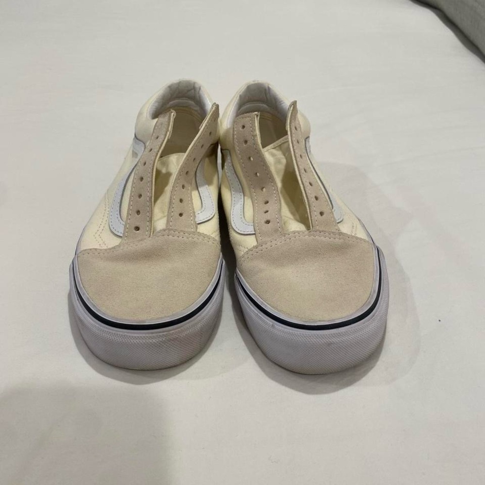 Vans cream and beige